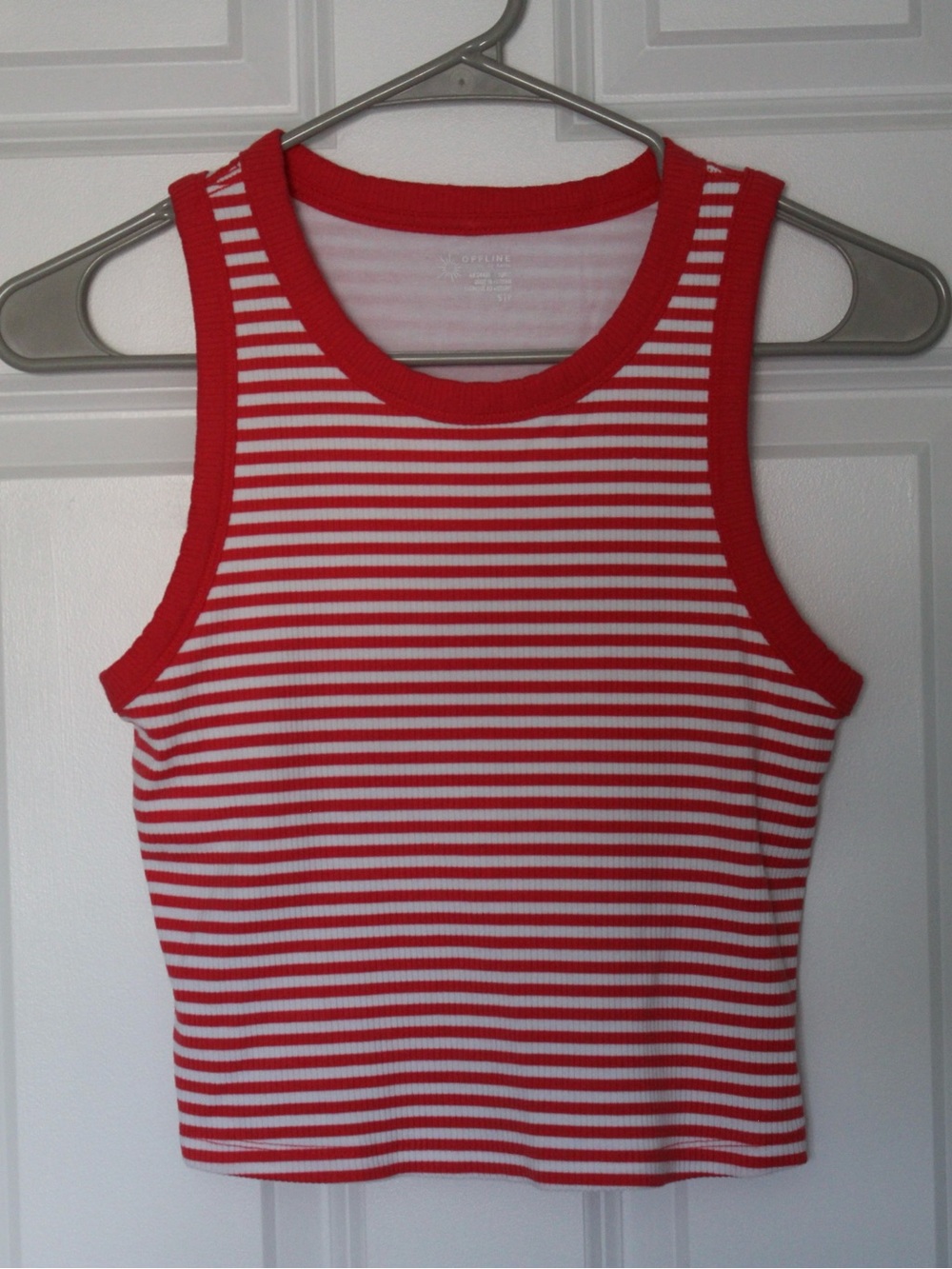 AERIE Offline "Not Basic" Striped Tank